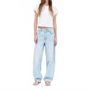 NEW SLVRLAKE ella relax curve denim jeans in love song